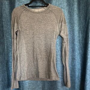 Figs Gray under scrub Women's Long Sleeve Top